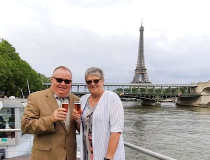 La pareja recorre distintas partes de Europa tras abandonar EE.UU.