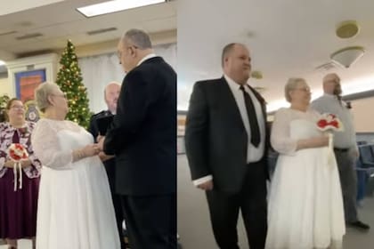 La pareja se casó después de cuatro décadas de que sus caminos se separaran; ahora vivirán felices para siempre