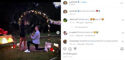 La pareja se comprometió en enero de 2019.