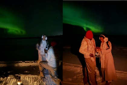 La pareja se comprometió en ese lugar de ensueño (Foto: @macdaddyahna)