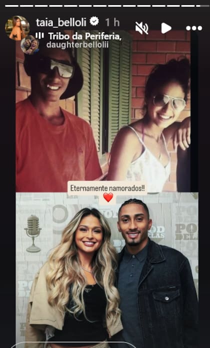 La pareja se conoce desde hace mucho tiempo