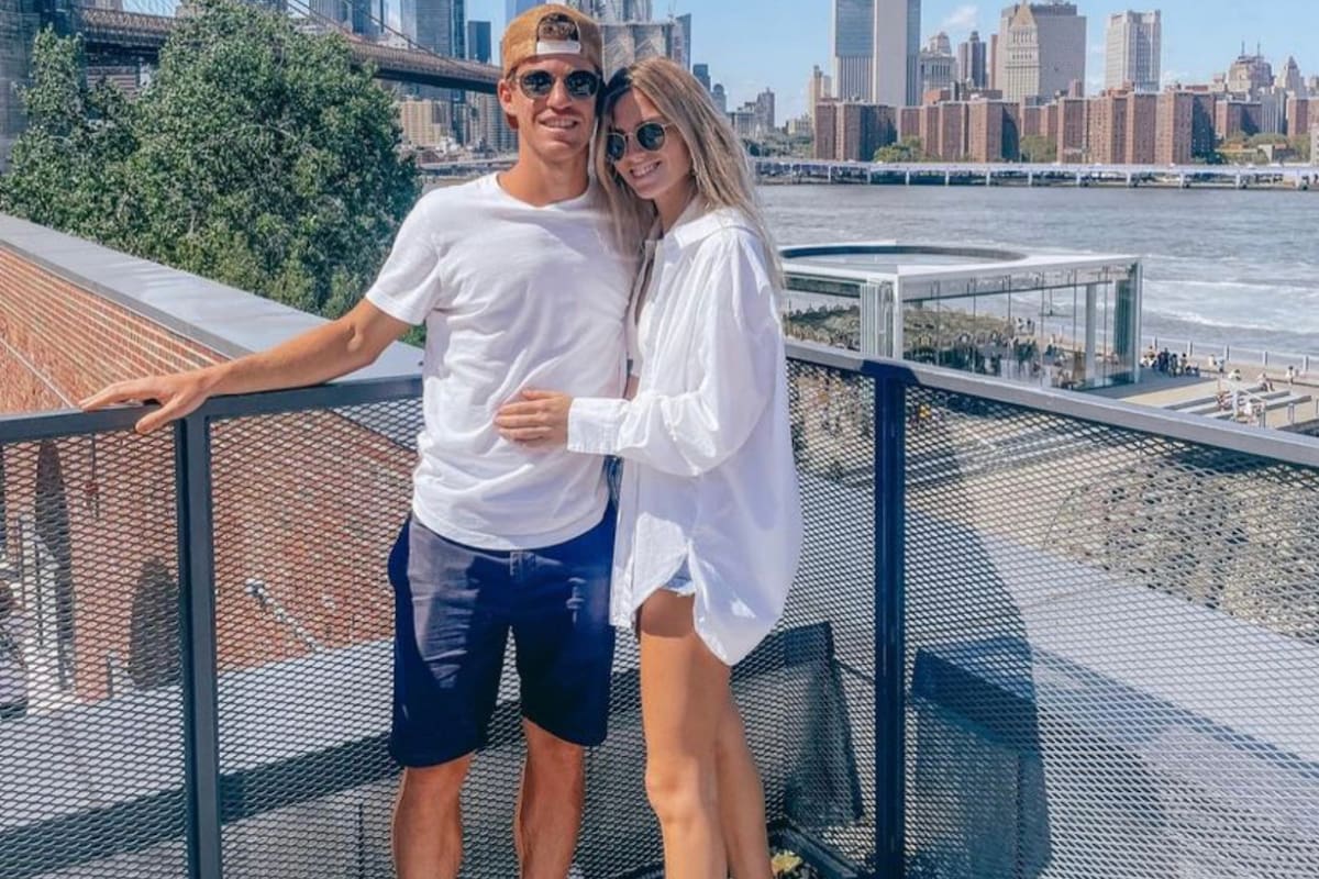 La pareja se dedicó románticos mensajes a través de las redes