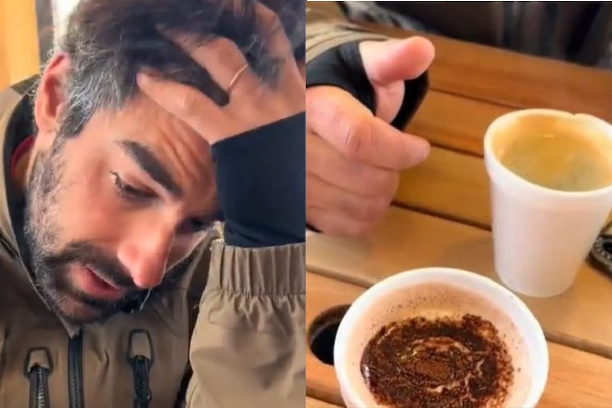 La pareja se espantó al ver los precios de las bebidas calientes en el centro de esquí Chapelco