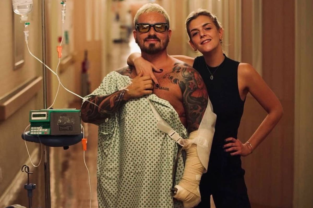 La pareja se reencontro en Brasil antes de la cirugía de Fede Bal (Foto Instagram @sofialdrey)