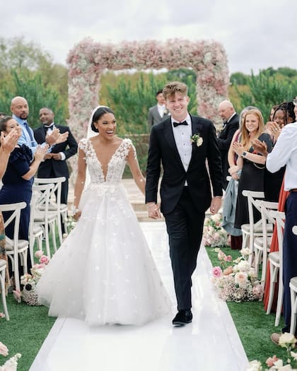 La pareja selló su amor con un casamiento en 2022