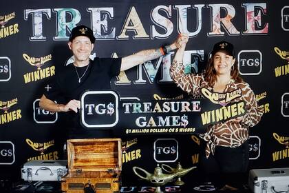 La pareja viajó hasta Dallas, Texas, donde encontró el tesoro