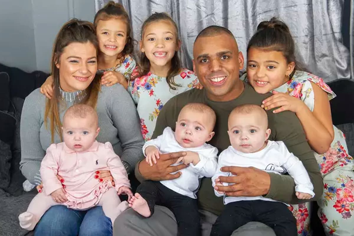 La pareja volvió a unirse gracias al destino, con una familia más que numerosa