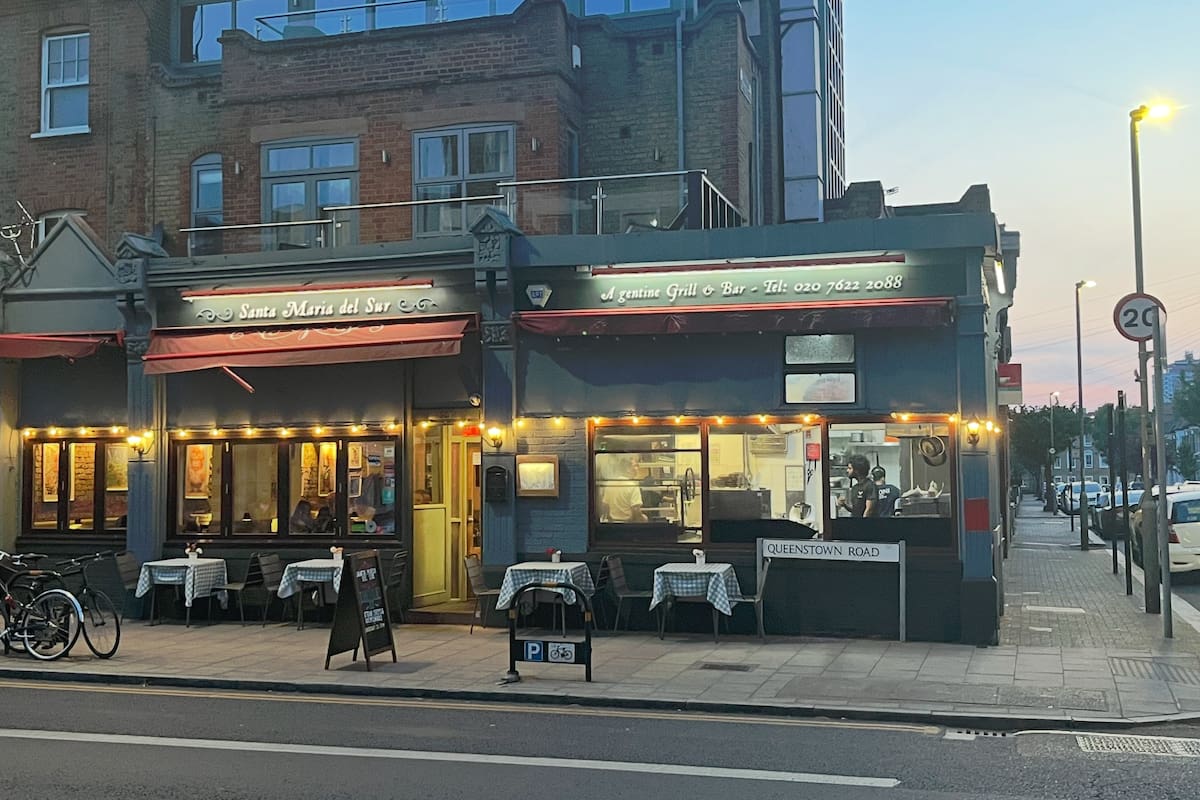 La parrilla Santa Maria Del Sur, un local argentino en Londres