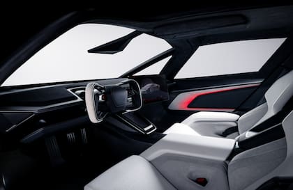La parte interna del nuevo Tesla