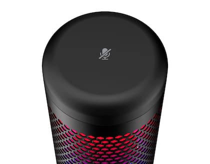 La parte superior del HyperX Quadcast es sensible al tacto y permite mutear el micrófono