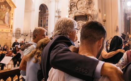 La participación de Alejandro Roemmers en el Abrazo de Asís