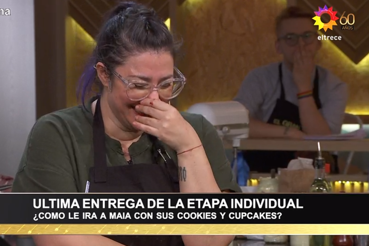 La participante de El gran premio de la cocina se tentó al aire y dijo que sus cupcakes "parecían hechos por su sobrino"