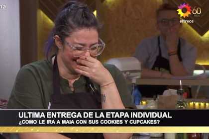La participante de El gran premio de la cocina se tentó al aire y dijo que sus cupcakes "parecían hechos por su sobrino"