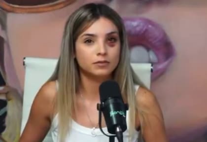 La participante de Love is Blind, Emily Ceco, denunció a su marido, Santiago Martínez, por violencia de género (Foto: Captura de video / Bondi)
