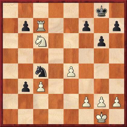 La partida Nisipeanu-Caruana, del torneo de Dortmund 2015