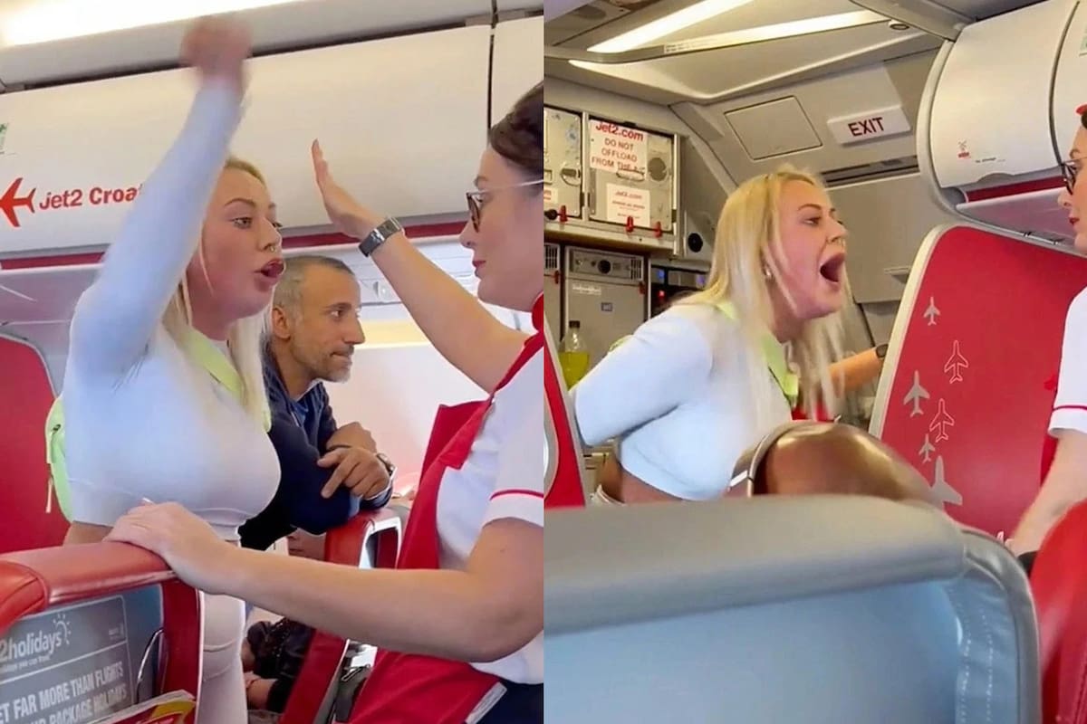 La pasajera discutió a los gritos con personal del vuelo