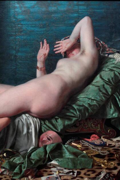 La pasión que unió a los amantes dio lugar a "Demonio, mundo y carne", óleo de 1868, retrato erótico inusual en la obra de Blanes