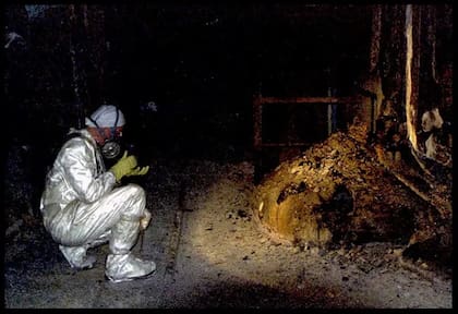 La "pata de elefante" es una formación de corio altamente radioactiva