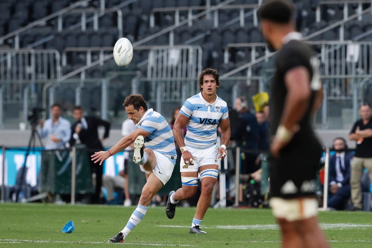 La patada de Nicolás Sánchez definió el duelo con los All Blacks, en el primer triunfo argentino ante Nueva Zelanda