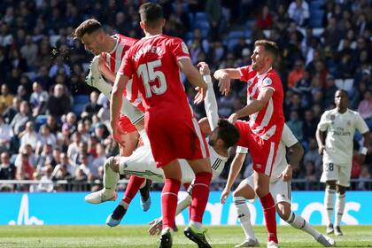 La patada de Sergio Ramos que le valió la expulsion