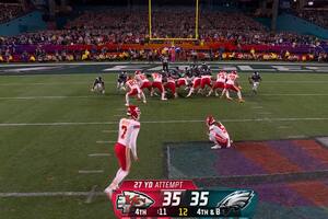La patada que definió el Super Bowl LVII