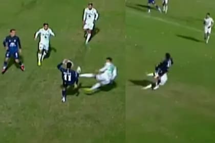 La patada voladora de Gallardo, por la que se fue expulsado