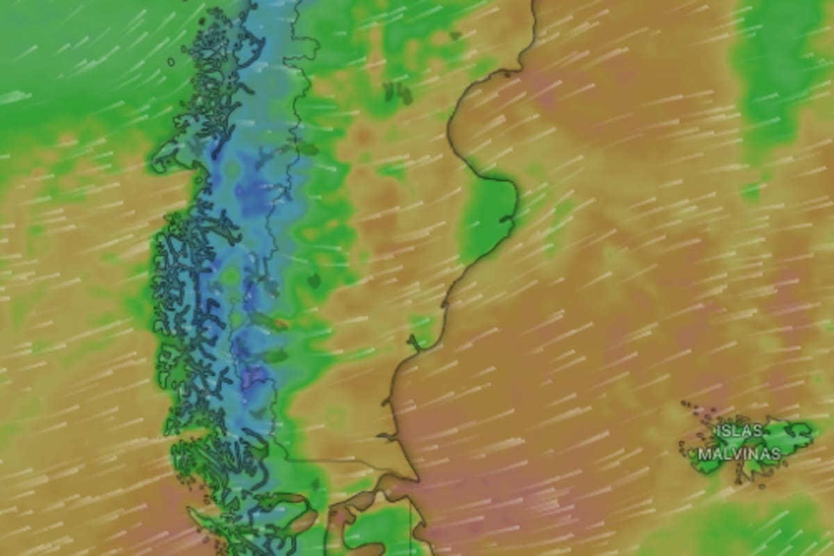 La Patagonia será afectada por fuertes vientos este viernes