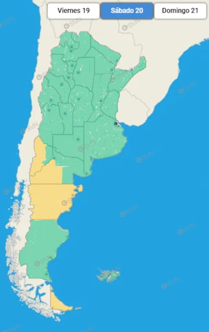 La Patagonia será el área más afectada