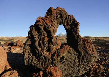 La Payunia, un Área Natural Protegida ubicada al sur de Mendoza, en el departamento de Malargüe.