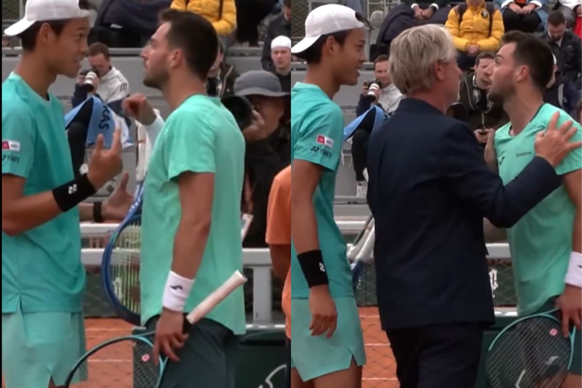 La pelea entre dos tenistas en Roland Garros
