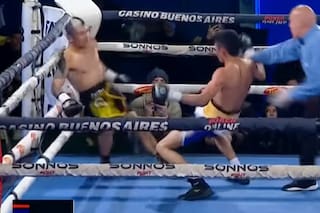 Un boxeador panameño derribó a uno argentino y le bailó en la cara, pero fue noqueado tres rounds después