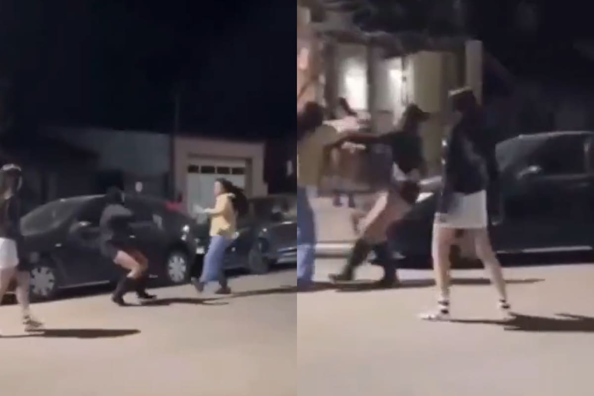 La pelea entre las dos jóvenes tuvo lugar a la salida de un boliche en el centro de la ciudad
