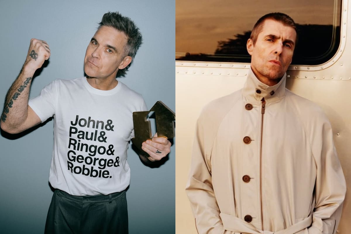 La pelea entre Robbie Williams y Liam Gallagher se remonta a la década de los 90 (Foto: Instagram/@robbiewilliams y @/liamgallagher)