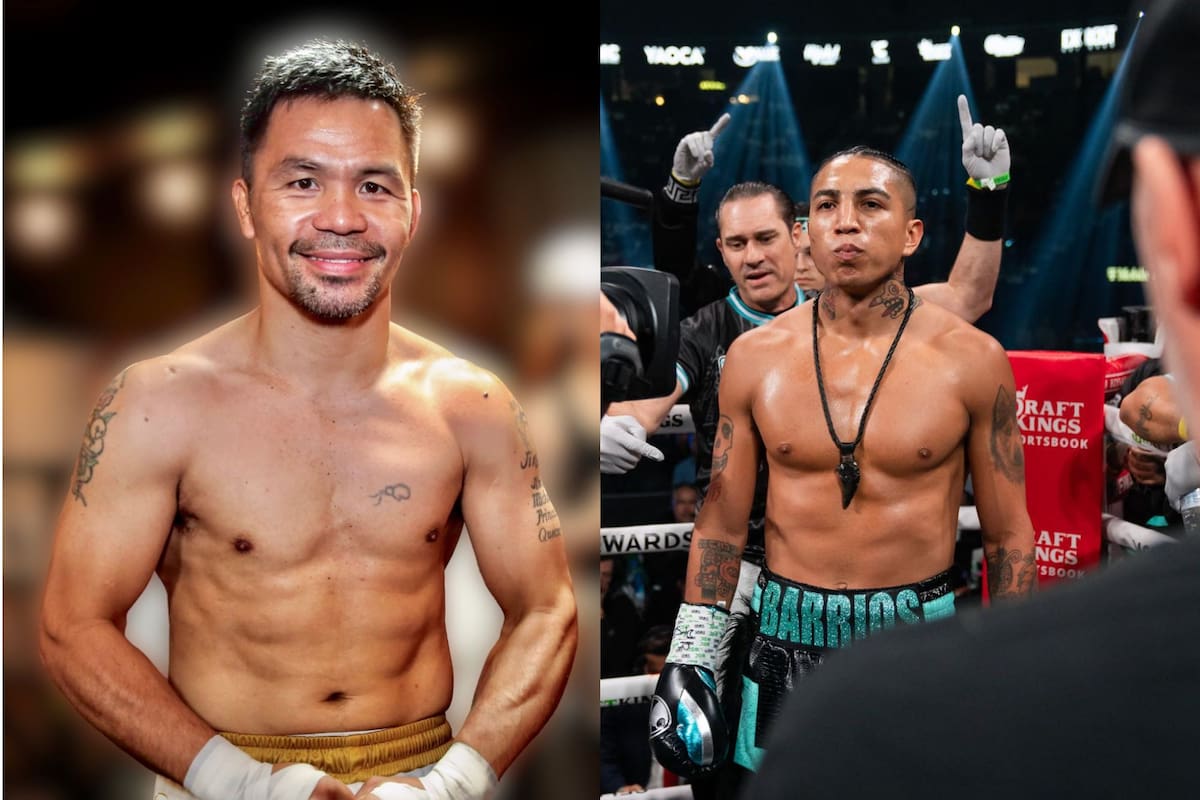 La pelea estaría programada para el próximo 19 de julio en Las Vegas y transmitida por streaming. Foto: IG @mannypacquiao /@boxer_barrios