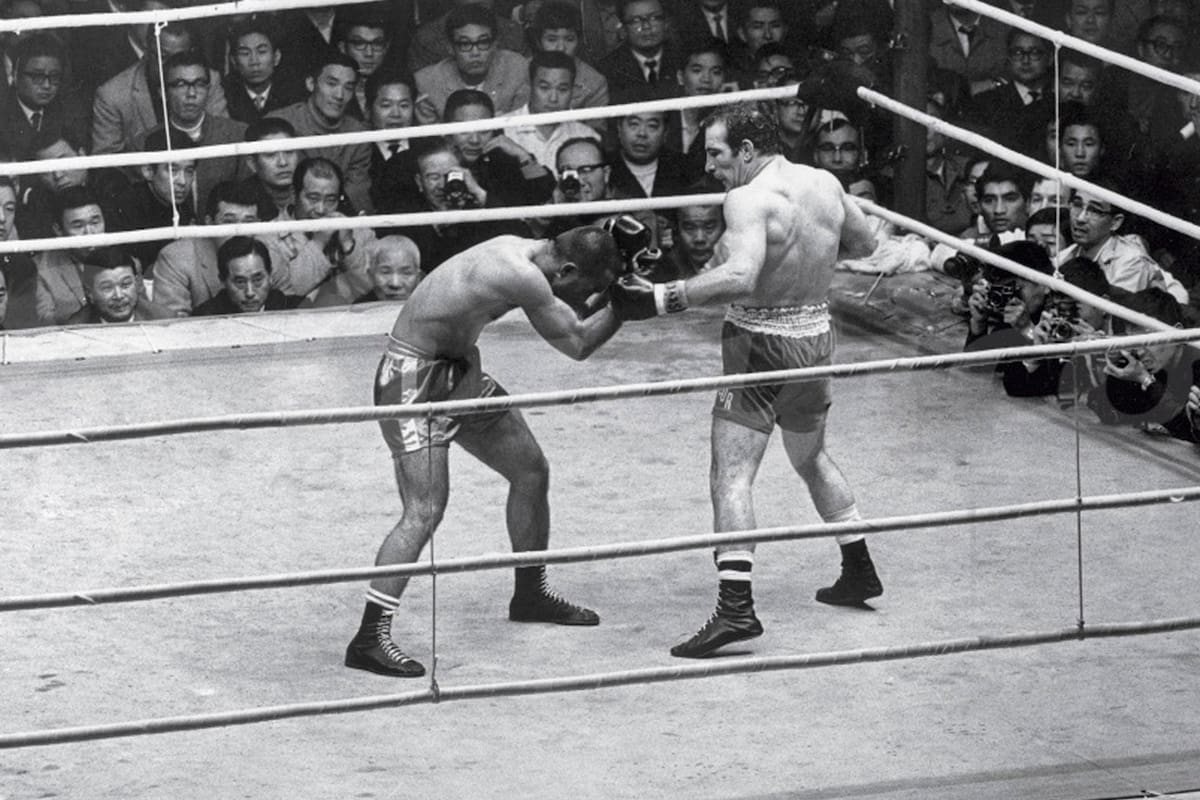 La pelea que Nicolino disputó en Tokio ante Fuji