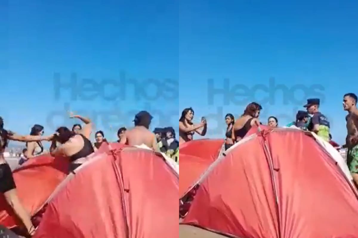 La pelea que terminó a los golpes y con tirones de pelo.
