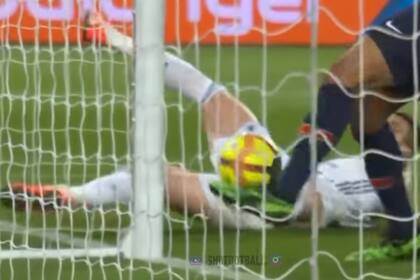 La pelota que no terminó en gol