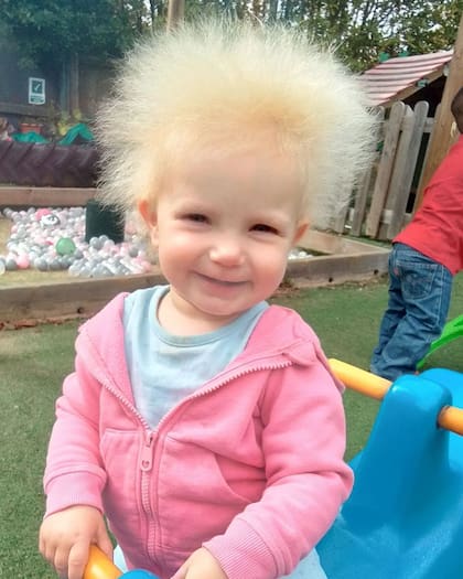 La pequeña aún no cumplió los dos años (Foto: Instagram/@laylas_locks)