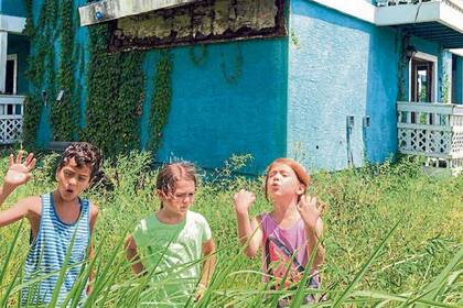 La pequeña Brooklyn Prince (centro) es una actriz no profesional, como la mayoría de los protagonistas de sus films