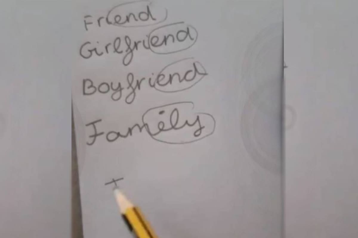 La pequeña llegó a una conclusión sobre lo importante que es el grupo familiar a través del análisis de la etimología de la palabra en inglés