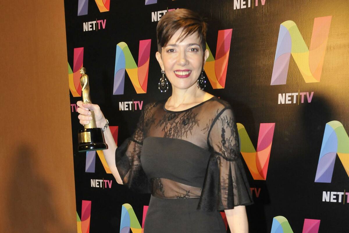 La periodista brindó un encendido discurso