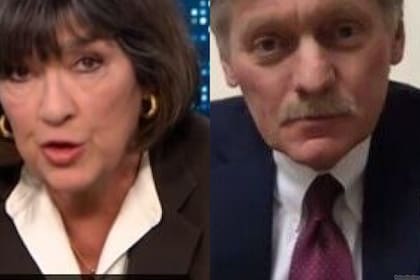 La periodista Christiane Amanpour se cruzó al aire con el vocero del Kremlin.