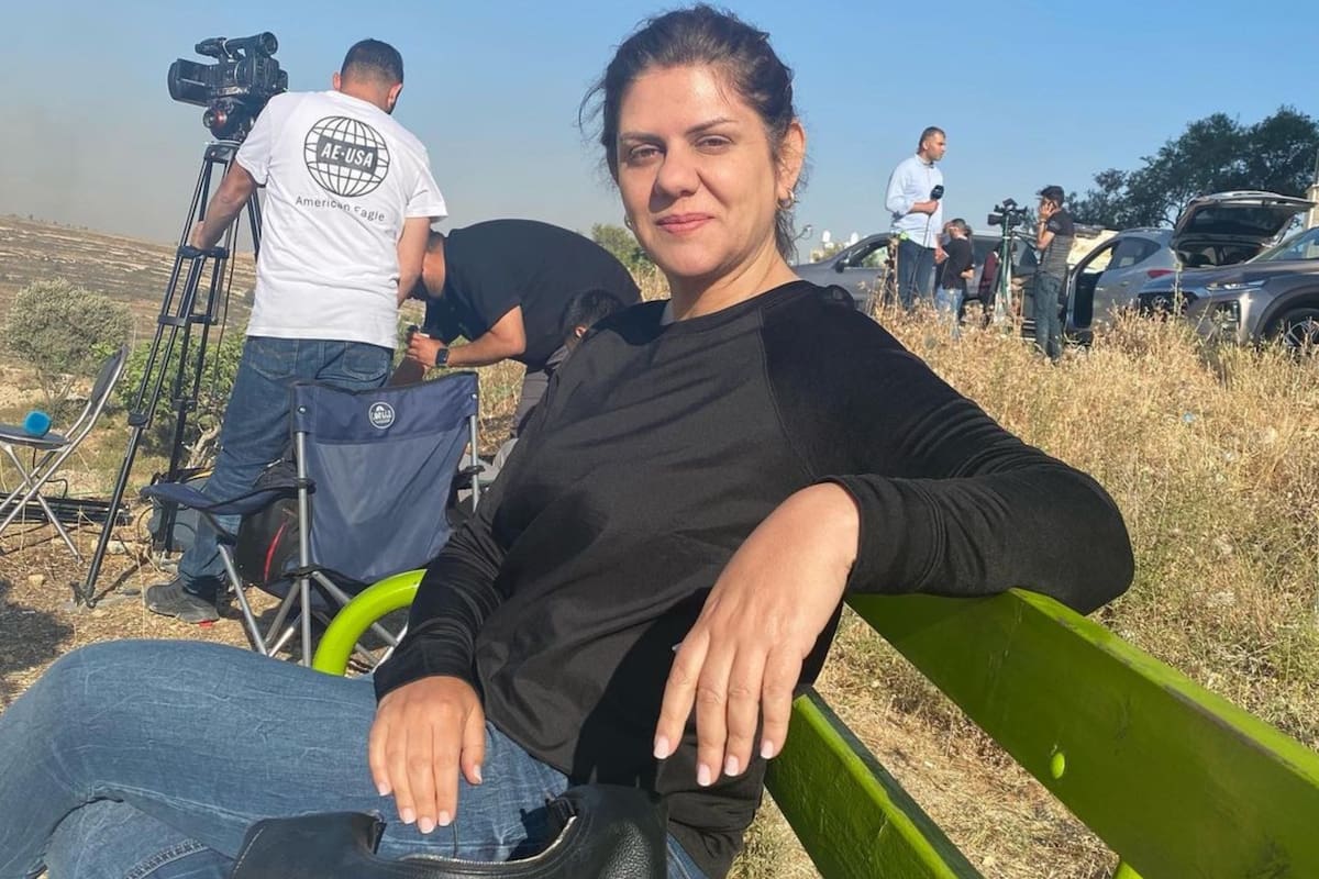 La periodista de Al-Jazeera Shireen Abuakleh murió en medio de un tiroteo en Cisjordania