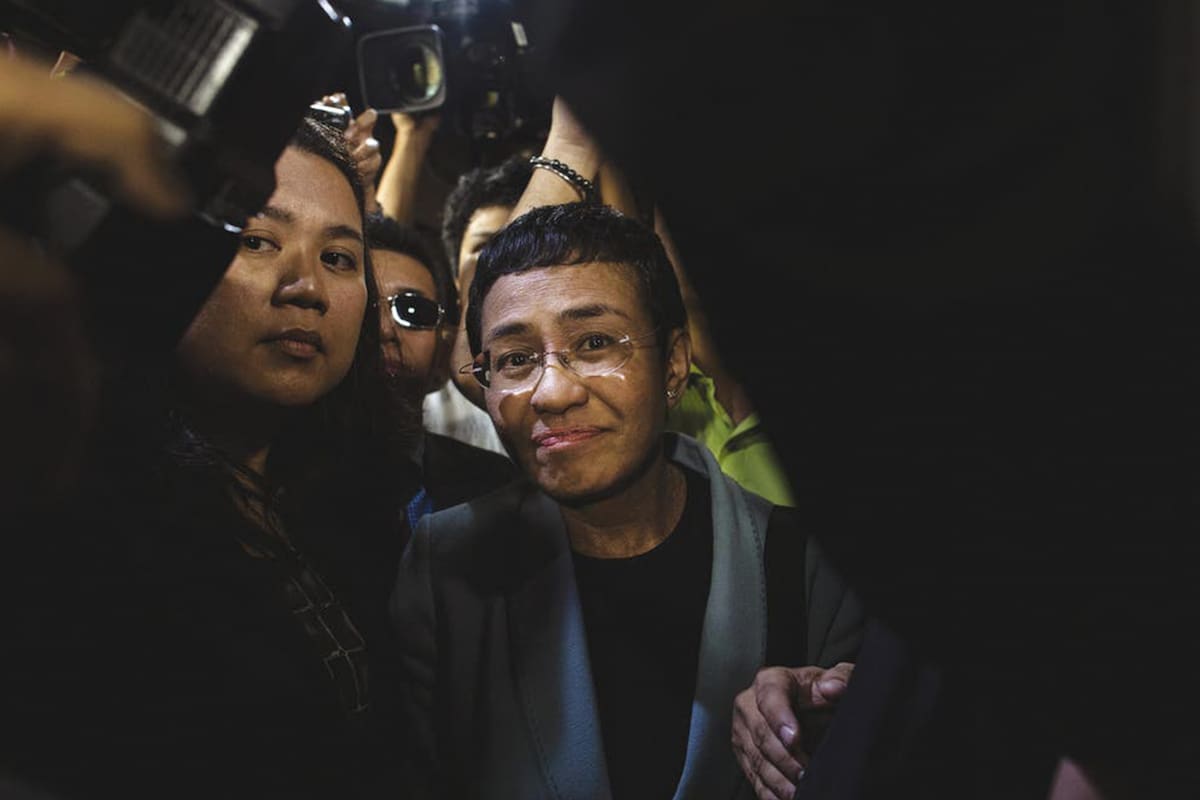 La periodista filipina María Ressa