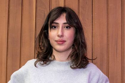 La periodista italiana Cecilia Sala en la presentación de su podcast "Stories" durante el Festival Chora de Milán, el 16 de Febrero de 2024