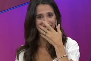 La periodista Maru Duffard fue sorprendida por su familia en un móvil desde la Patagonia