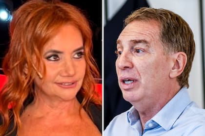 La periodista Nancy Pazos junto al nuevo ministro del Interior Diego Santilli