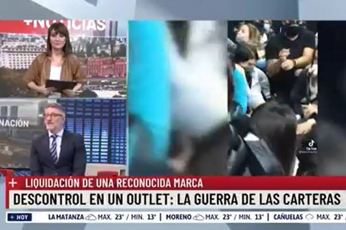 La periodista reaccionó ante el video viral del outlet en Palermo.