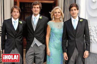 Cecilia Zuberbühler usó el mismo vestido de Alberta Ferretti en las bodas de sus tres hijos