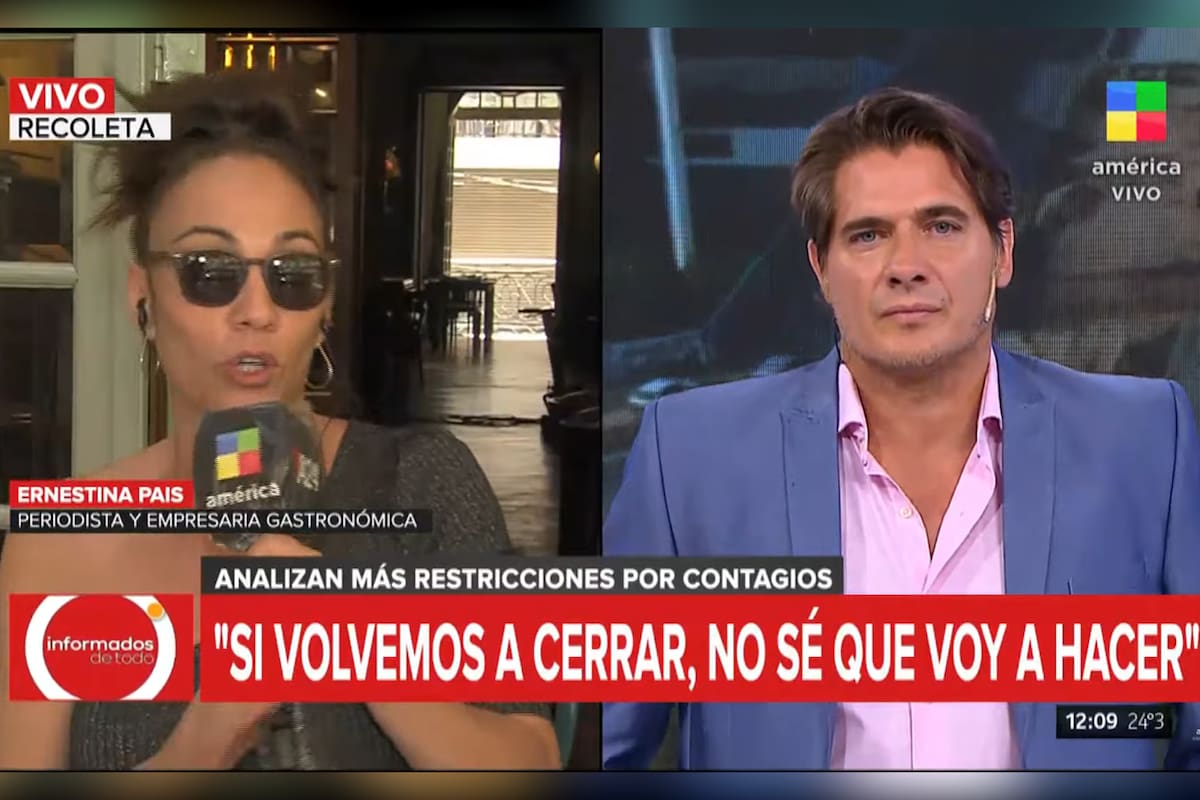La periodista y empresaria gastronómica manifestó que su local cumple con los protocolos, garantiza la ventilación cruzada y el distanciamiento entre comensales.